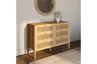 Commode 6 tiroirs Eve - 118 x 80 x 40 cm