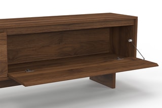 Meuble TV 2 abattants Yumi - 180 x 30 x 46 cm