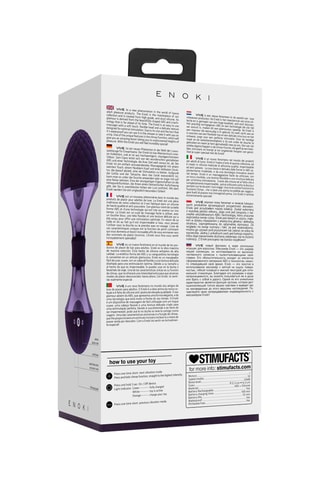 Vibromasseur Enoki Bendable Massager - Violet - 12,5 cm