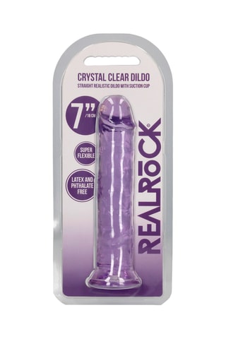 Godemiché réaliste Dildo - Violet - 18 cm