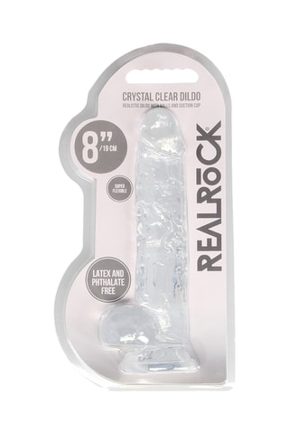 Godemiché réaliste Transparent - 16 cm