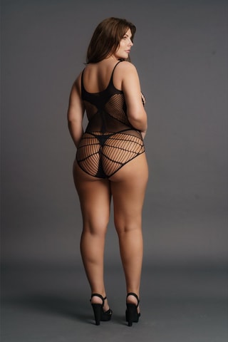 Body en résille Size Plus - Noir