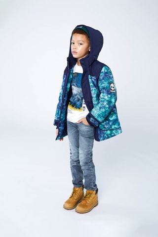 Parka met Capuchon Marineblauw