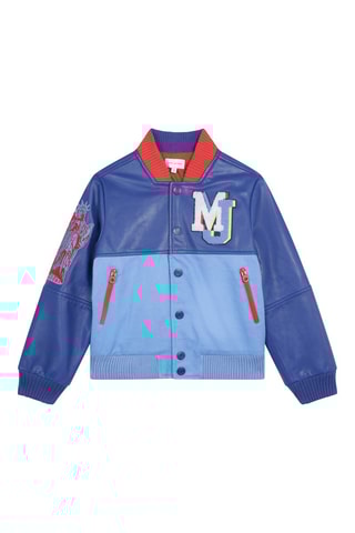 Geitenleren Baseball Jasje Blauw - The Marc Jacobs