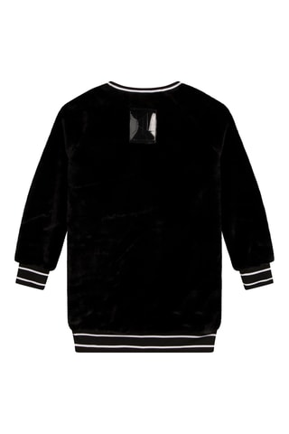 Fleece Sweater-jurk Zwart - Karl Lagerfeld