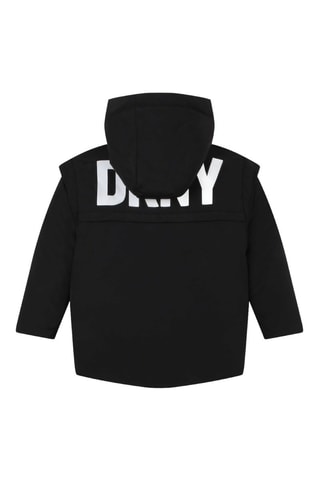 Dubbelzijdige Parka met Capuchon - Zwart - DKNY