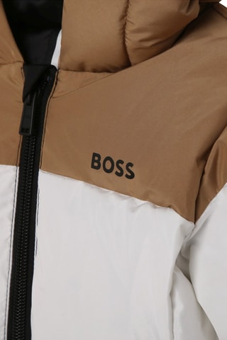 Gewatteerde Jas met Capuchon - Bruin en Zwart - Boss