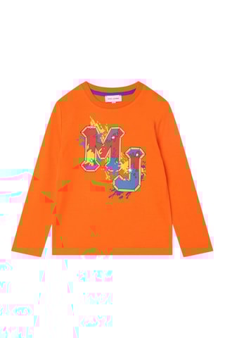 T-shirt van biologisch katoen- Oranje - The Marc Jacobs