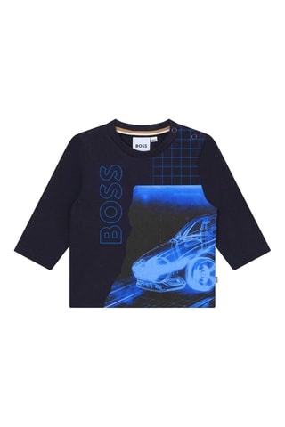 T-shirt - Zwart - Boss