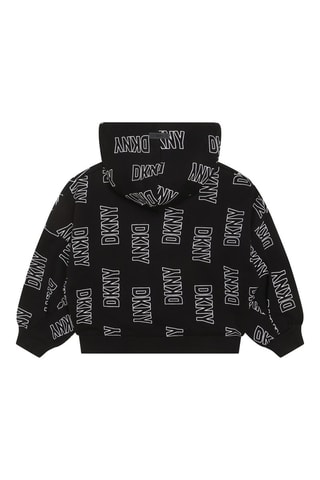 Sweater met Capuchon - Zwart en Wit - DKNY