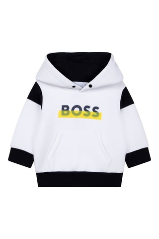 Sweater met Capuchon Wit en Zwart - Hugo Boss - Boss