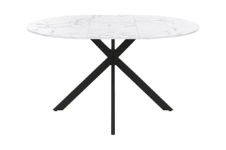 Table à manger ronde extensible Soline - 110/150 x 110 x 76 cm