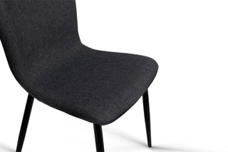 2 chaises Margot - Gris foncé