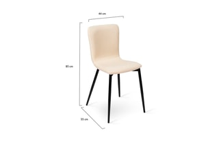 4 chaises Margot - 44 x 85 x 55 cm