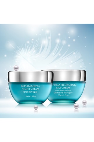 Crème de jour Optima Hydrating et crème de nuit Replenishing - 2 x 50 ml