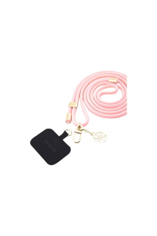 Fita para pescoço para o smartphone Rosa e ouro - Guess - Guess