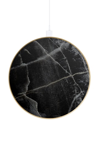Carregador Qi universal Thunder Marble - Preto - Ideal of Sweden