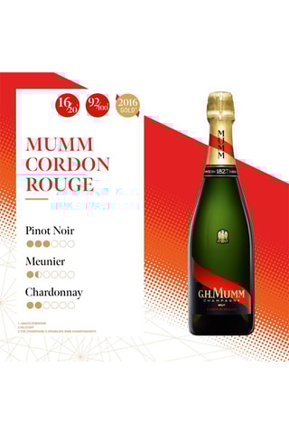 6 bouteilles de Champagne Cordon Rouge Brut - 75 cl