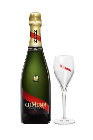 6 Cordon Rouge - 6 x 75 cl + 6 Flûtes offertes - 6 x 16 cl