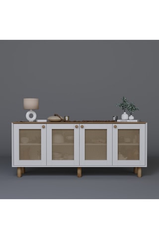 Console 4 portes - 180 x 75 x 40 cm