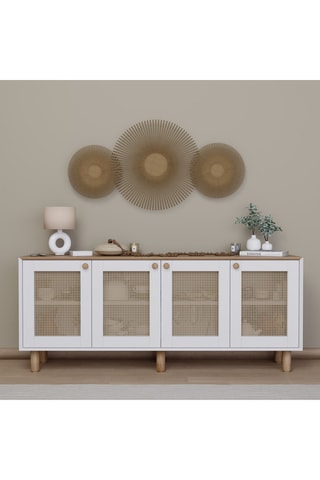 Console 4 portes - 180 x 75 x 40 cm