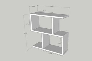 Table d'appoint Life - 60 x 60 x 20 cm