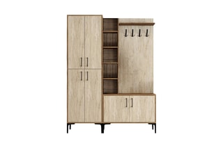 Meuble d'entrée 6 portes Viyana Da - 150 x 200 x 35 cm