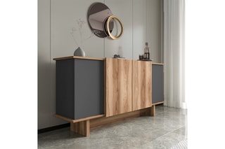 Buffet 4 portes Diana - 180 x 81 x 40 cm