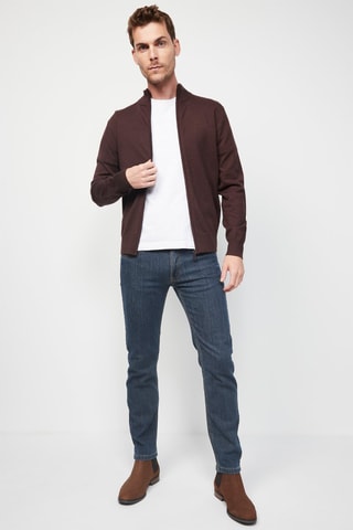 Gilet en cachemire Marron