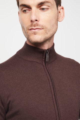 Gilet en cachemire Marron
