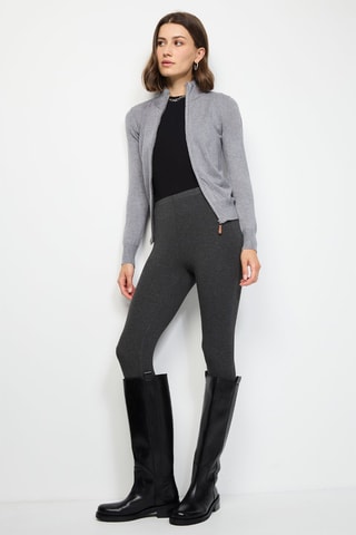 Gilet - Gris clair chiné