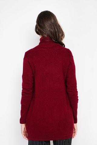 Lang Vest - Bordeauxrood