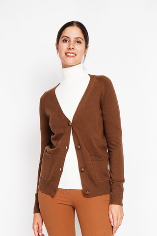 Oversized vest - Bruin