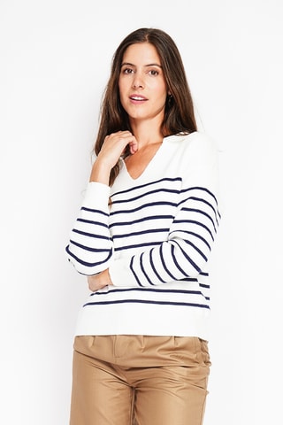 Oversized trui - Wit