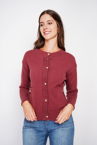 Vest - Bordeauxrood