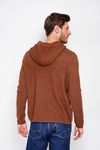 Trui met Capuchon - Bruin