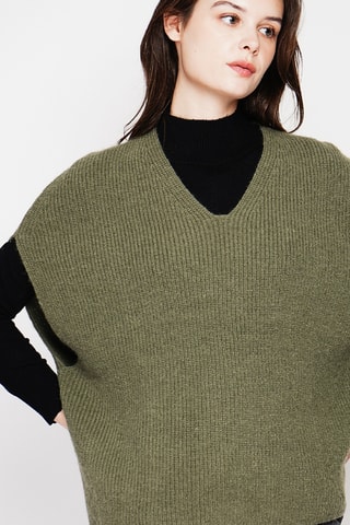 Oversized trui - Kaki