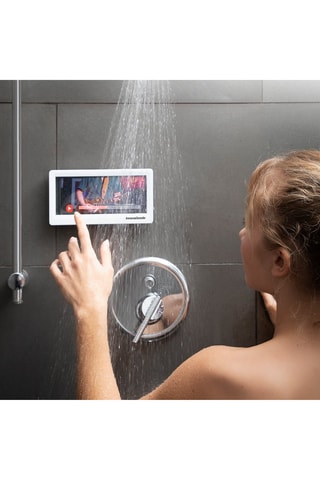 Waterdichte Telefoonhouder voor Muur - Wit