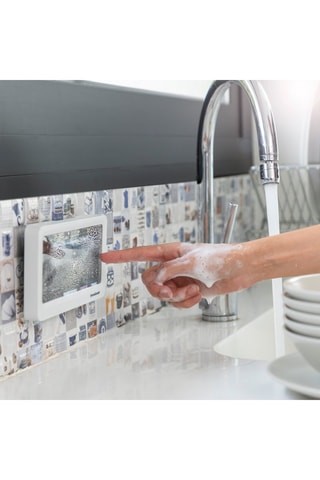 Waterdichte Telefoonhouder voor Muur - Wit