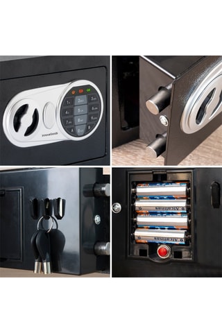 Safeck Kluis met Elektronisch Slot Zwart