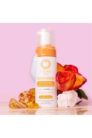 Mousse nettoyante intime Amber Flower - 150 ml