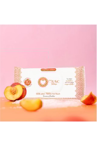 3 paquets de lingettes intimes Hot Peach - 30 lingettes