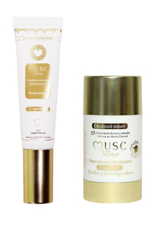 Musc Intime La Rayonnante - Monoï Oriental et déodorant au Monoi Orientale - 30 ml et 50 g