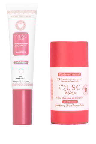 Musc Intime La Délicieuse - Sweet Litch et déodorant au Sweet Litchi - 30 ml et 50 g