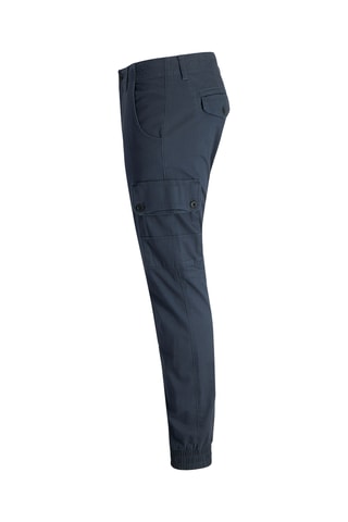 Pantalon cargo en coton biologique - Bleu marine