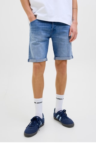 Short en jean - Bleu