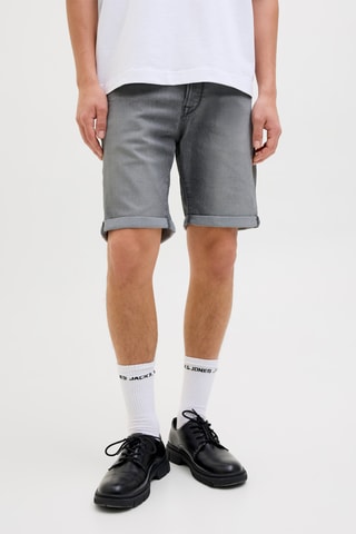 Short en jean - Gris clair
