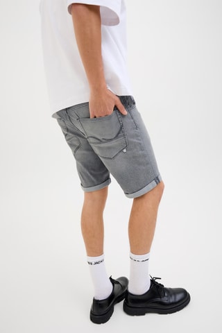 Short en jean - Gris clair
