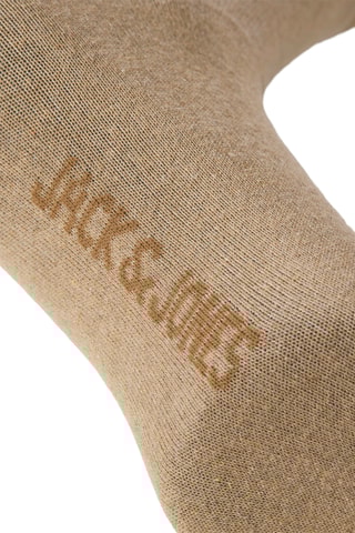 3 paires de chaussettes - Beige et rouge
