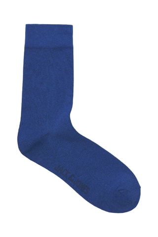 3 paires de chaussettes - Gris clair chiné et bleu roi